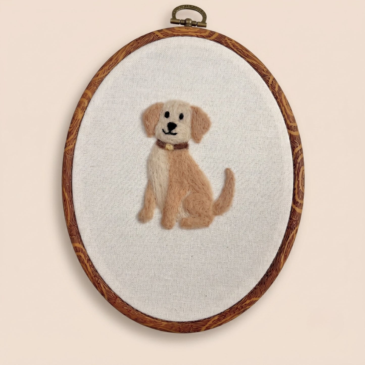 Felted Dog with Custom Name